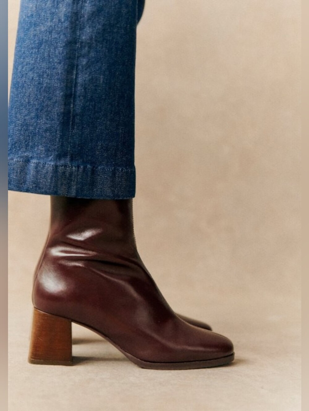 SEZANE AXELLE ANKLE BOOTS 38